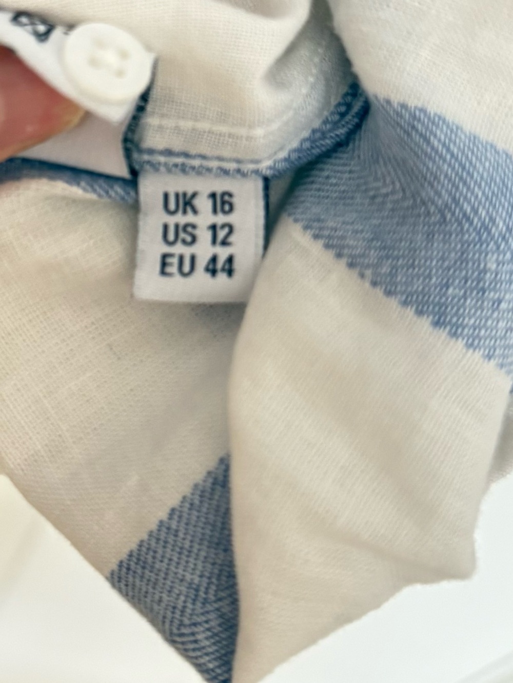 With Nothing Underneath The Boyfriend Stripe Linen Cotton Shirt — image 7 of 8